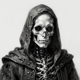 necromancer, portrait, digital painting, highly detailed, intricate, trending on artstation, by zdzisław beksiński