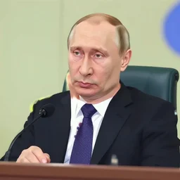 vladimir putin as a cyber krab photo