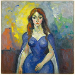 a spanish woman by wassily kandinsky