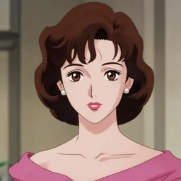 portrait of grace kelly, anime style,