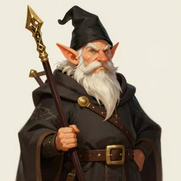 a beautiful portrait illustration of a dnd gnome sorcerer, portrait fantasy art, art by keith parkinson and greg rutkowski and tim hildebrandt