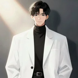 balenciaga vetements fashion influencer character minimalistic illustration. style akira anime. popular on pixiv