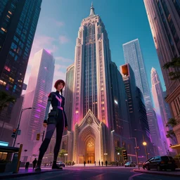 new york a cyberpunk blade runner city, art nouveau, reylia slaby, peter gric, trending on artstation, volumetric lighting, cgsociety, unreal engine, octane, 8 k, 4 k, high definition