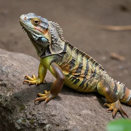 a reptile posing seductively