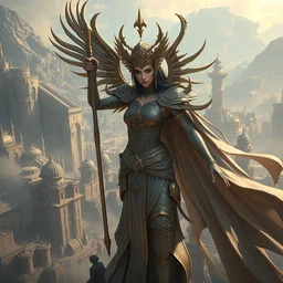 goddess of the emperial city, highly detailed, digital painting, artstation, concept art, smooth, sharp focus, illustration, unreal engine 5, 8 k, art by artgerm and greg rutkowski and edgar maxence