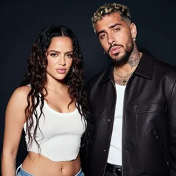 rosalia and bad bunny, by maher morcos