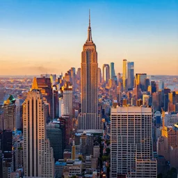highly detailed photo of colorful skyline in the city, award winning photo, hyper realistic, art by greg rutsowski, concept art, 8 k detail post - processing