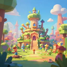 fantastical cartoony style. low - poly. blender render. raytracing. global illumination. featured on artstation, behance, twitter, youtube, reddit, google, facebook. masterpiece. fantastic lighting. incredible scene. unbelievable art. overwhelming talent. digital art by james gurney. rule of thirds.