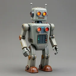 ( ( ( ( ( 1 9 5 0 s retro future robot android science robot. muted colors. ) ) ) ) ) by jean - baptiste monge!!!!!!!!!!!!!!!!!!!!!!!!!!!!!!