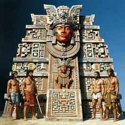 highly detailed illustration of a mayan god by kilian eng, by moebius!, by oliver vernon, by kyle hotz, by dan mumford