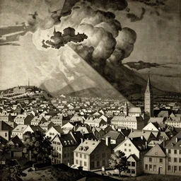 a cityscape by albrecht durer