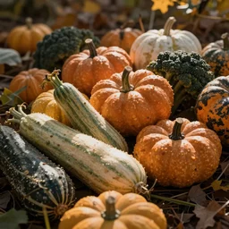 photorealistic fall vegetables, stock photography