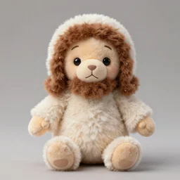 a fluffy cute plush jesus, 8 k, hd