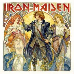 a beautifull intricate watercolour painting of rime of the ancient mariner, samuel taylor coleridge, iron maiden, reflexions, verry high details by william turner art, greg rutkowski and alphonse mucha, trending on artstation, very very detailed, masterpiece, vibrant colors, cinematic frame