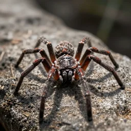 the most frightening spider anyone has ever seen. ultra realistic, hyper realistic, macro photography