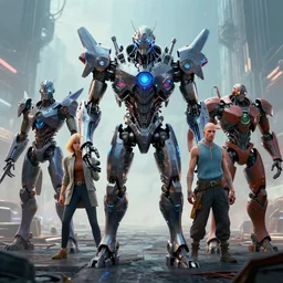 a cinematic still of cybertronic giganarps, by greg rutkowsi, james gurney, beeple, artgerm, your mom, octane render, nvidia raytracing demo