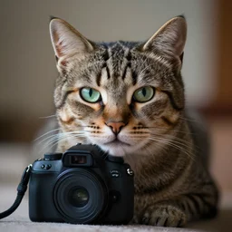 a cool cat, dslr photo