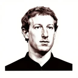 mark zuckerberg ascii art