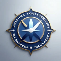 a cutting edge logo for a space traveling agency, awwward, award winning design, dribble, symmetrical