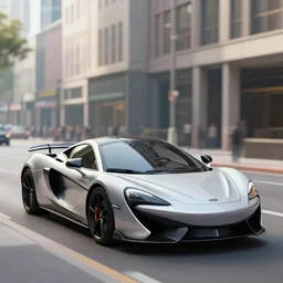 sport car in a city, on the street. style by simon bisley, ismail inceoglu, wadim kashin, filip hodas, benedick bana, and andrew atroshenko.