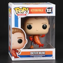 Dancing Skrimp Man funko pop. high-quality product photo