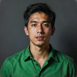 portrait of real life luigi wearing a green shirt and braces, gritty, dark, beautiful, very detailed, hyperrealistic, medium shot, very detailed painting by Glenn Fabry, by Joao Ruas
