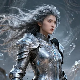 rhythm of the wind, beauty portrait, proud, lineage revolution 2. armor, detailed hair, fractal crystal, intricate environment, fantasy art by greg rutkowski, peter mohrbacher, ross tran, craig mullins, thomas kinkade. unreal engine 5 highly rendered, blender, octane, ray tracing. sharp focus, post processing