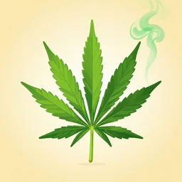 Marijuana profile picture by Sachin Teng, symetrical, Vector ,  Leaf Green, Green smoke, Warm, Good Vibes, Positive, geometric shapes, energetic, intricate background, graffiti, street art:2 by Sachin Teng:4