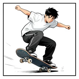 skateboarding comic