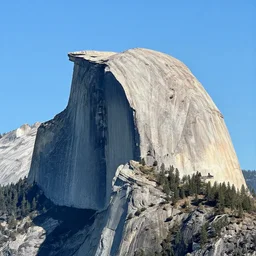 half dome in yellowstone national park