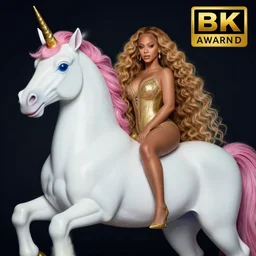 beautiful!! beyonce as a unicorn queen artgerm anne stokes highly detailed 8 k hdr smooth sharp focus high resolution award - winning photo photorealistic