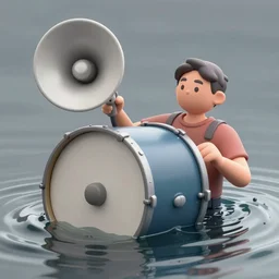 loud bass plays as you're being drowned by an invisible force of spitefulness trending on artstation 4 k digital art oil painting cgsociety contest winner award winning intricate detailed 4 k photography gloomy atmosphere deepened darkness underwater!!