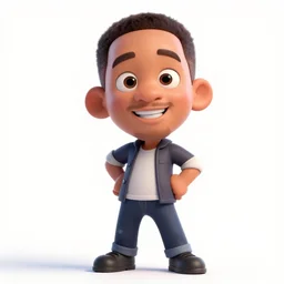 hyperdetailed 3 d cartoon render of cartoon will smith in a confident expressive pose, cartoon eyes!!!!! caricature, exaggarated facial features, cute cartoon style, white background, low angle shot, cinematic studio lighting, studio quality, octane render, unreal engine 5, trending on artstation, art by sebastian jm, 8 k