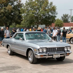 photo of a 1 9 8 7 tesla impala electric lowrider