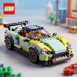 Lego City, vibrant colors, 8k photorealistic, HD, high details, trending on artstation