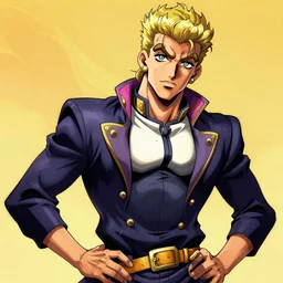 Gordon Ramsay as a Jojo's Bizarre Adventure character, digital art by Hirohiko Araki