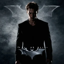 the dark knight movie poster in the style of american beauty movie poster