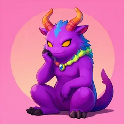 A psychedelic bestower who confides chupacabras art elemental mascot , vibrant color scheme, highly detailed, in the style of romanticism, cinematic, artstation, Moebius, Greg rutkowski