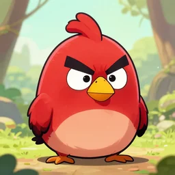 An extremely angry bird.