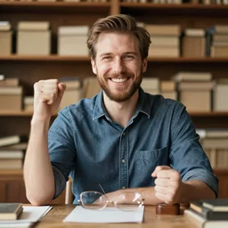 successful man wealthy independent trader