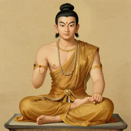Hayam Wuruk painted by Normal Rockwell