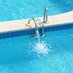 drained swimming pool