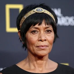 award winning photograph of a neanderthal woman with short haircut and beautiful headband, f 1. 8, cannon, nikon, national geographic