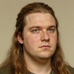 a shaman in his twenties with long light brown hair tied back, light green eyes, a large forehead, a widows peak and a round face with high cheekbones as a realistic d & d fantasy character, portrait art by donato giancola and greg rutkowski, vintage retro, realistic face, digital art, trending on artstation