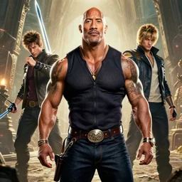 Dwayne The Rock Johnson plays Sword Art Online in Jumanji 4