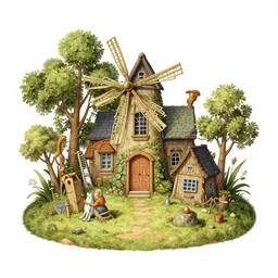 fairyland illustration by jan davidz de heem