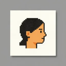 minimalist ui art icon for a wandering mind, victo ngai, kilian eng, lois van baarle, flat, artstation, behance, pixel, minimalist, triadic color scheme, screen print, vintage 1 9 8 0 s print