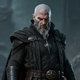 sith sorcerer, frowning, fierce, masterpiece, realistic