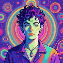 a psychedelic tribute to nick sand in the style of a jean giraud digital art masterpiece