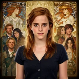 highly detailed vfx portrait of emma watson as chloe in the game life is strange, stephen bliss, unreal engine, greg rutkowski, loish, rhads, beeple, makoto shinkai and lois van baarle, ilya kuvshinov, rossdraws, tom bagshaw, alphonse mucha, global illumination, detailed and intricate environment
